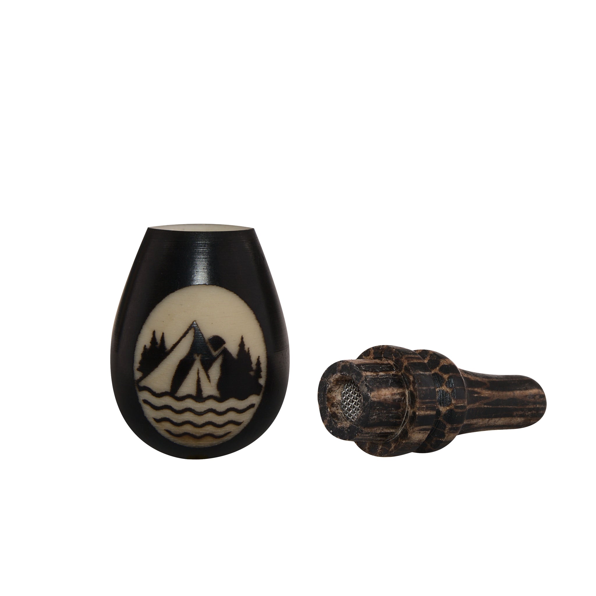 handmade smoking pipe with filter reusable pipe discreet on the go 
