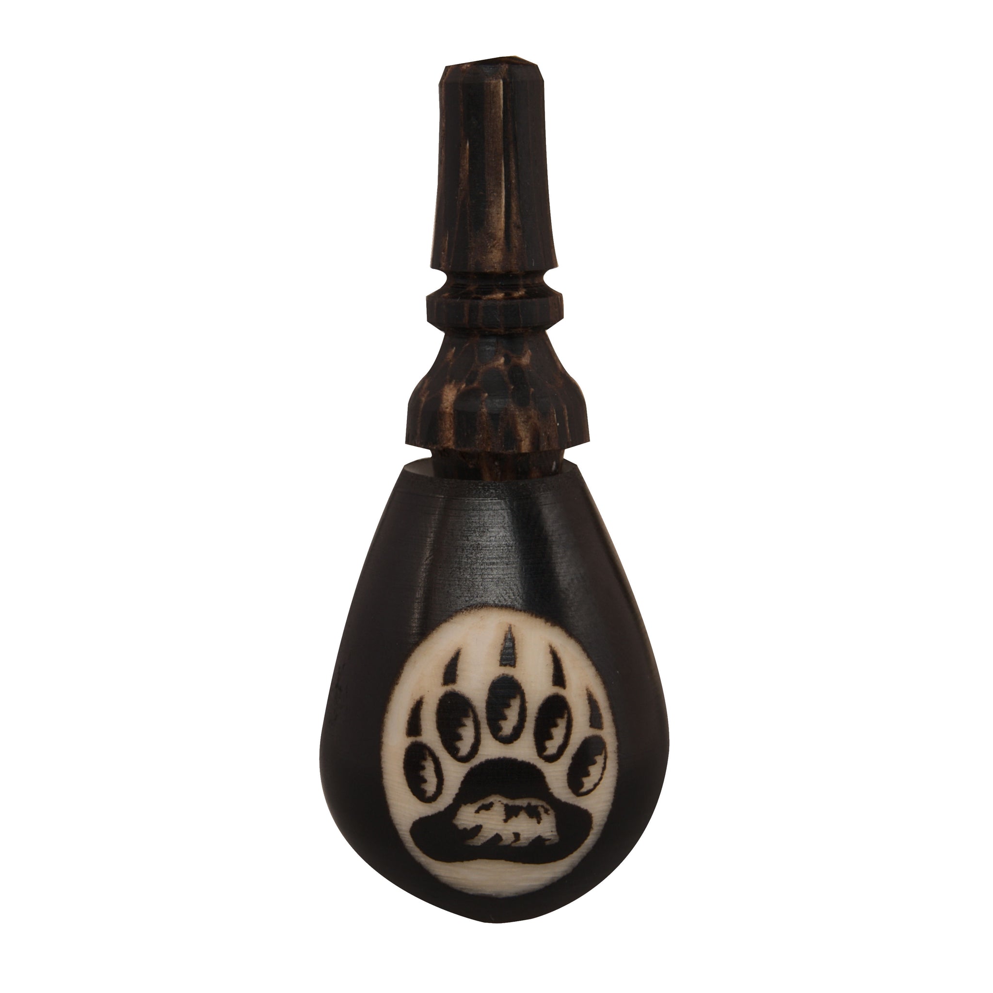 handcarved smoking pipe with bearpaw unique smoking accessories